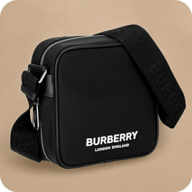 バ－バリ－ ショルダーバッグ メンズ レディース ブランド BURBERRY 8066111 ブラック BU-8066111