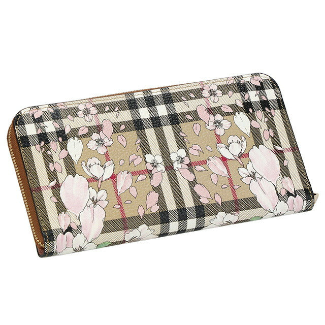 バ－バリ－ 長財布 レディース ブランド BURBERRY 8067134 ベージュ BU-8067134