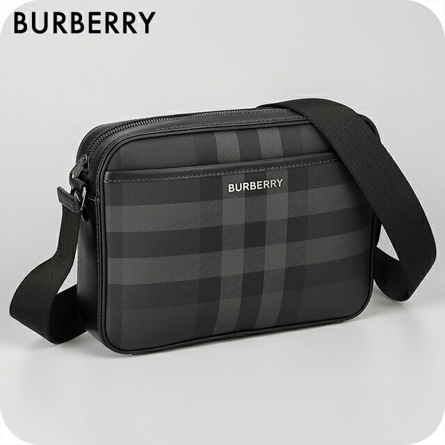 バーバリー ショルダーバッグ メンズ ブランド BURBERRY ROMANIA 8068588 A8800 チャコールグレー 斜めがけ ブランド 高級 おしゃれ プレゼント 男性 実用的 かっこいい