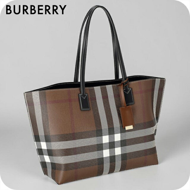 バーバリー トートバッグ レディース ブランド BURBERRY ITALY 8069659 A9011 ブラウン 軽量 手提げ 高級 おしゃれ プレゼント 女性 実用的 かわいい