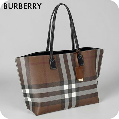 バーバリー トートバッグ レディース ブランド BURBERRY ITALY 8069659 A9011 ブラウン 軽量 手提げ 高級 おしゃれ プレゼント 女性 実用的 かわいい