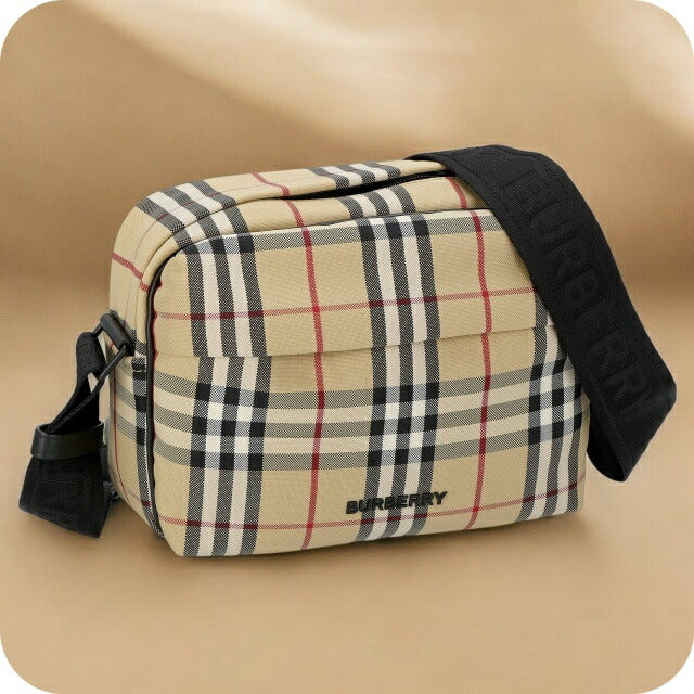 バ－バリ－ ショルダーバッグ メンズ ブランド BURBERRY 8069760 ベージュ BU-8069760-A7026