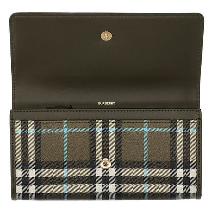 バ－バリ－ 長財布 メンズ ブランド BURBERRY 8073902 オリーブグリーンカーキ BU-8073902