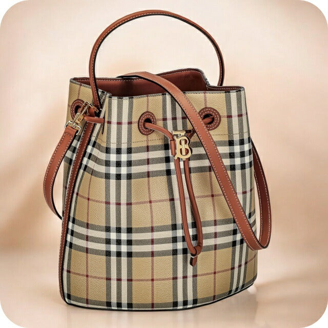 バ－バリ－ ハンドバッグ レディース ブランド BURBERRY 8073948 ベージュ BU-8073948