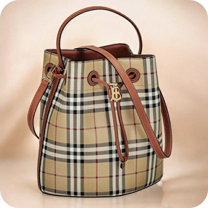 バ－バリ－ ハンドバッグ レディース ブランド BURBERRY 8073948 ベージュ BU-8073948