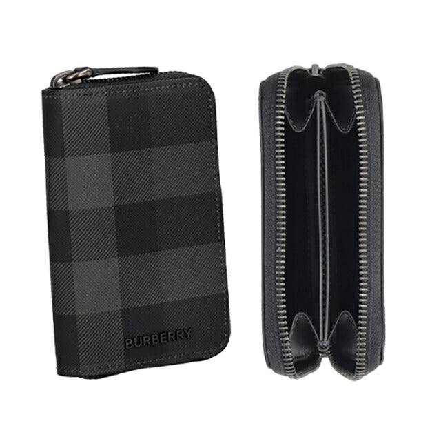 バ－バリ－ コインケース メンズ ブランド BURBERRY 8079010 チャコールグレー BU-8079010