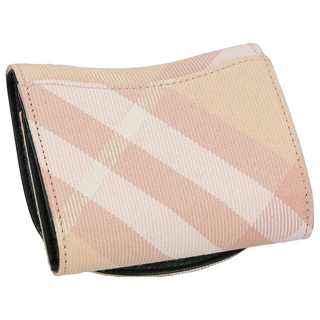 バ－バリ－ 三つ折り財布 レディース ブランド BURBERRY 8081785 ピンク BU-8081785
