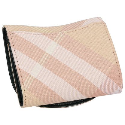 バ－バリ－ 三つ折り財布 レディース ブランド BURBERRY 8081785 ピンク BU-8081785