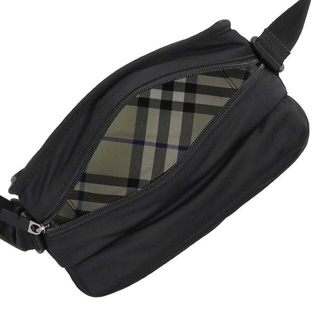 バ－バリ－ ショルダーバッグ メンズ ブランド BURBERRY 8098420 ブラック BU-8098420