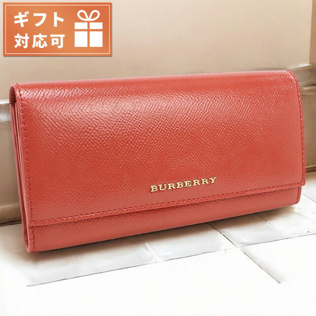 バーバリー 長財布ニ折小銭入付き レディース ブランド BURBERRY 3975039 CORAL PINK 財布 BUR3975039011