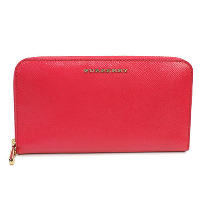 バーバリー 長財布ラウンドファスナー レディース ブランド BURBERRY 3975047 CRIMSON PINK 財布 BUR3975047011