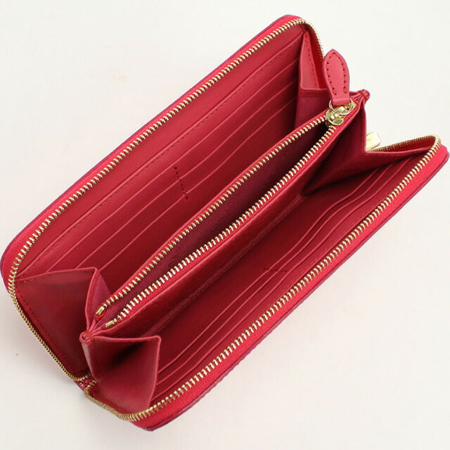 バーバリー 長財布ラウンドファスナー レディース ブランド BURBERRY 3975047 CRIMSON PINK 財布 BUR3975047011