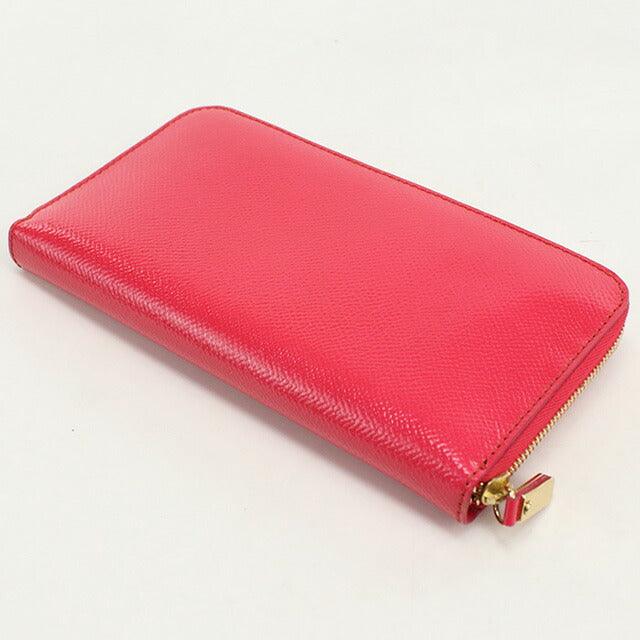 バーバリー 長財布ラウンドファスナー レディース ブランド BURBERRY 3975047 CRIMSON PINK 財布 BUR3975047011