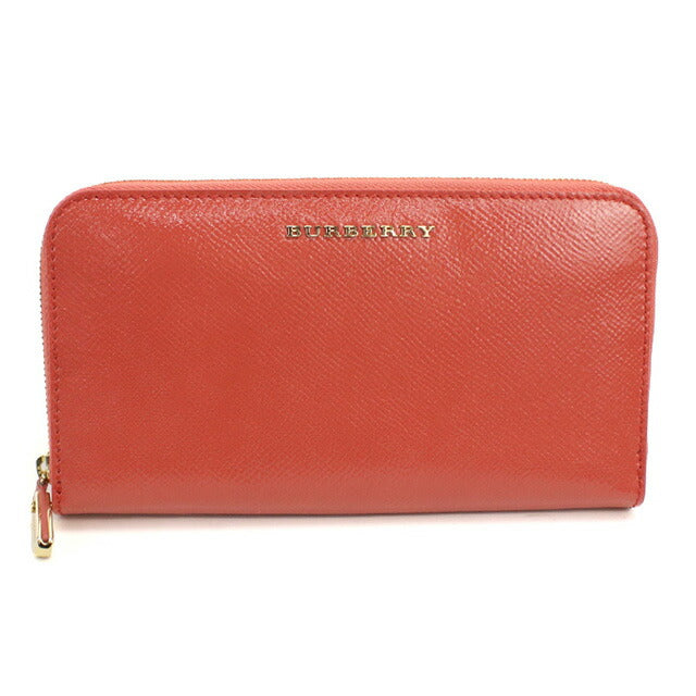 バーバリー 長財布ラウンドファスナー レディース ブランド BURBERRY 3975049 CORAL PINK 財布 BUR3975049011