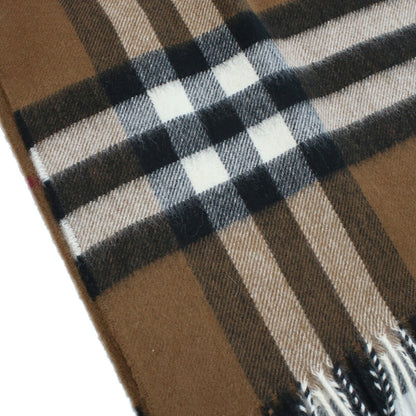 バーバリー マフラー ユニセックス ブランド カシミア100% スコットランド 8037147 BIRCH BROWN ブラウン系 マルチカラー 小物 BUR8037147011