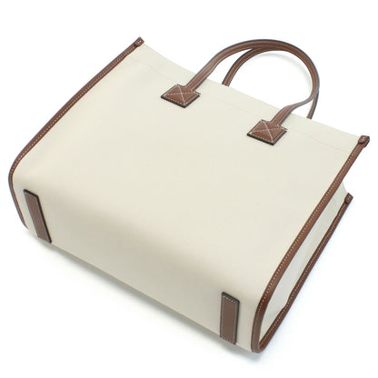 バーバリー トートバッグ レディース ブランド コットン イタリア 8044138 NATURAL-TAN ホワイト系 ブラウン系 バッグ BUR8044138011