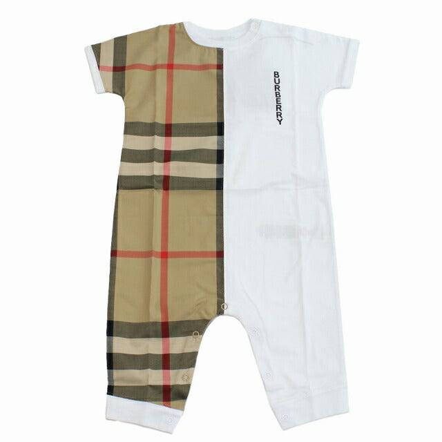 バーバリー ロンパース ベビー ブランド BURBERRY タイ 8048349 WHITE