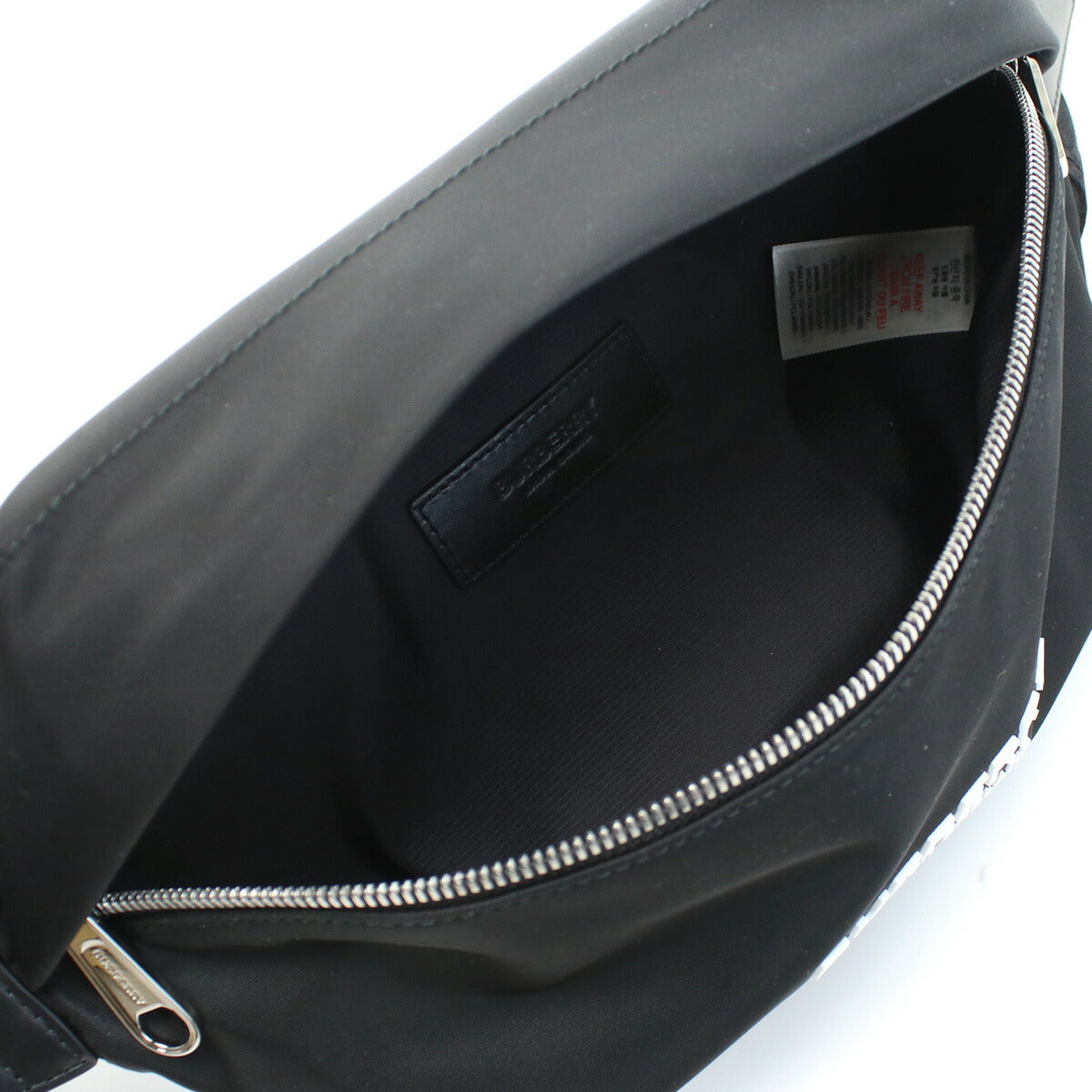 美品＊バーバリー BURBERRY ボディバッグ ロゴ ナイロン ブラック 黒 BURBERRY - 新品 バーバリー BURBERRY ショルダーバッグ