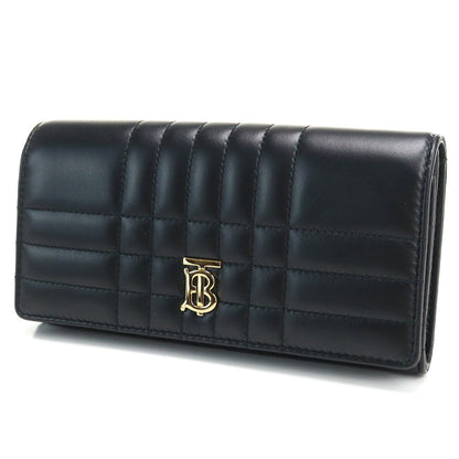 バーバリー 長財布ニ折小銭入付き レディース レザー イタリア 8062339 BLACK-LIGHT GOLD ブラック 財布 BUR8062339011