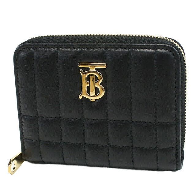 バーバリー 小銭入れ レディース ブランド BURBERRY イタリア 8062373 BLACK-LIGHT GOLD ブラック 財布 BUR8062373011