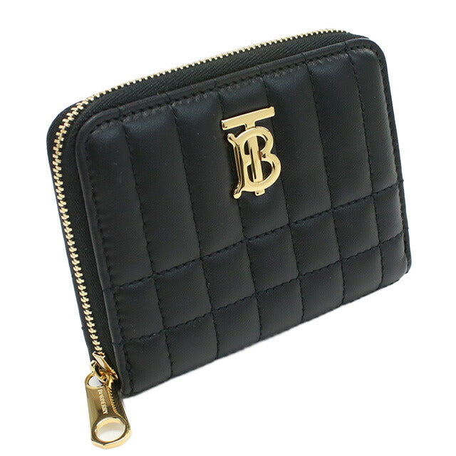 バーバリー 小銭入れ レディース ブランド BURBERRY イタリア 8062373 BLACK-LIGHT GOLD ブラック 財布 BUR8062373011