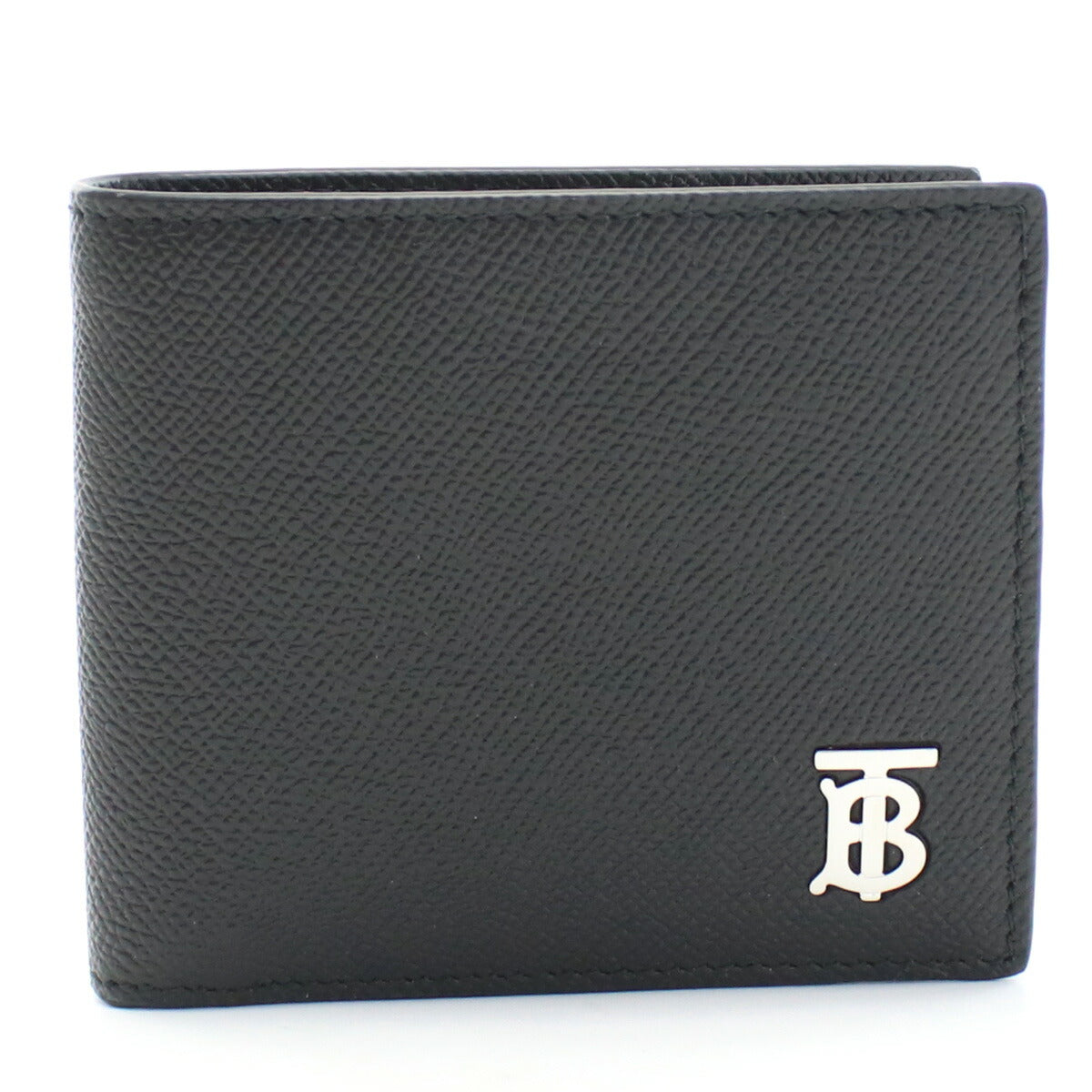 バーバリー 二折財布小銭入付き メンズ レザー イタリア 8062680 BLACK ブラック 財布 BUR8062680011