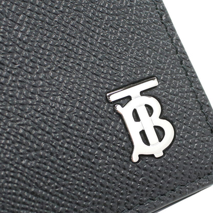 バーバリー 二折財布小銭入付き メンズ レザー イタリア 8062680 BLACK ブラック 財布 BUR8062680011