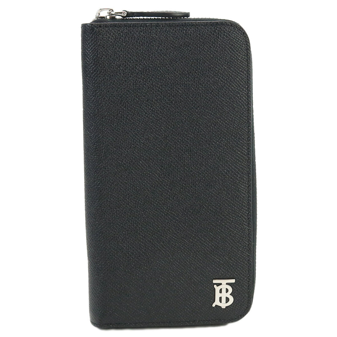 バーバリー 長財布ラウンドファスナー メンズ レザー イタリア 8062696 BLACK ブラック 財布 BUR8062696011