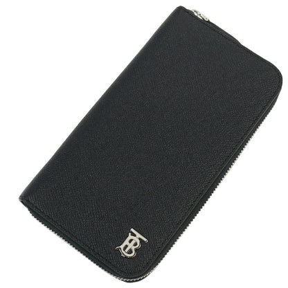 バーバリー 長財布ラウンドファスナー メンズ レザー イタリア 8062696 BLACK ブラック 財布 BUR8062696011