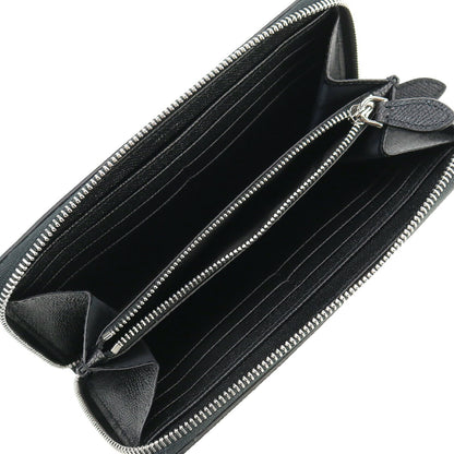 バーバリー 長財布ラウンドファスナー メンズ レザー イタリア 8062696 BLACK ブラック 財布 BUR8062696011