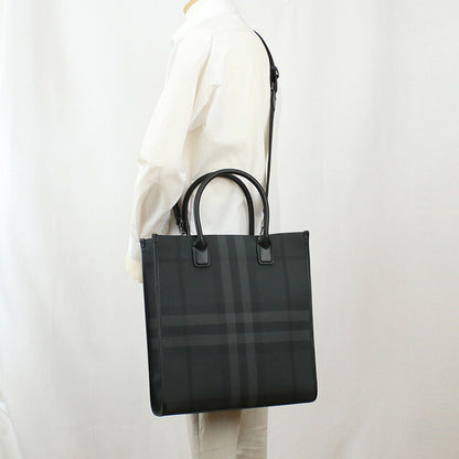 バーバリー トートバッグ ユニセックス ブランド BURBERRY ルーマニア 8062951 CHARCOAL グレー系 バッグ BUR8062951011