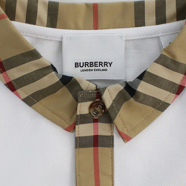 BURBERRY　黒と白のロンパース+スタイ BURBERRY 黒と白のロンパース+スタイ ロンパース・カバーオール