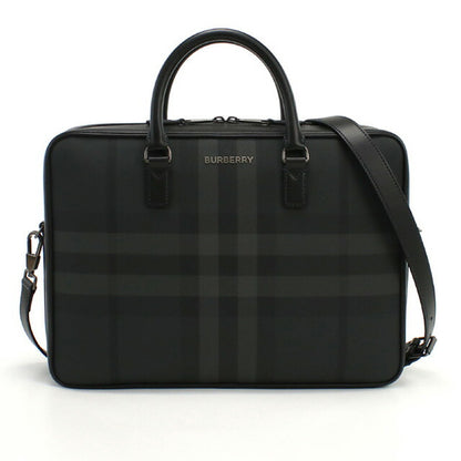 バーバリー ブリーフケース メンズ ブランド BURBERRY ルーマニア 8065338 CHARCOAL グレー系 バッグ BUR8065338011