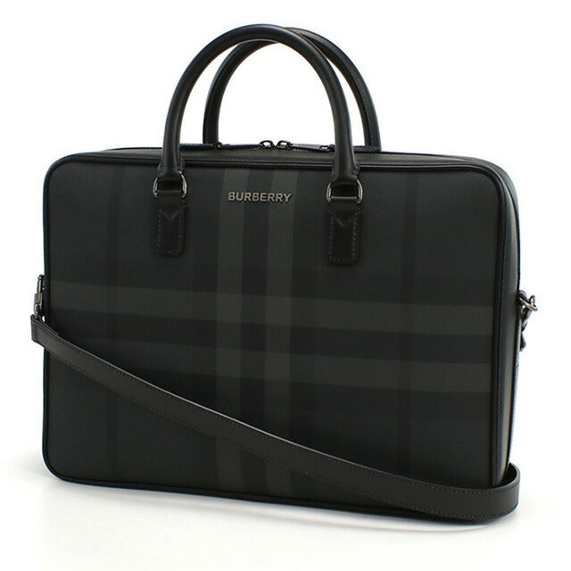 バーバリー ブリーフケース メンズ ブランド BURBERRY ルーマニア 8065338 CHARCOAL グレー系 バッグ BUR8065338011