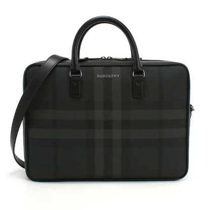 バーバリー ブリーフケース メンズ ブランド BURBERRY ルーマニア 8065338 CHARCOAL グレー系 バッグ BUR8065338011