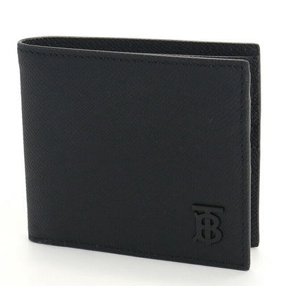 バーバリー 二折財布 メンズ ブランド BURBERRY イタリア 8069731 BLACK-BLACK　ブラック 財布 BUR8069731011