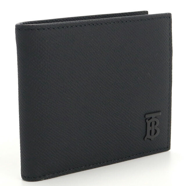 バーバリー 二折財布 メンズ ブランド BURBERRY イタリア 8069731 BLACK-BLACK　ブラック 財布 BUR8069731011