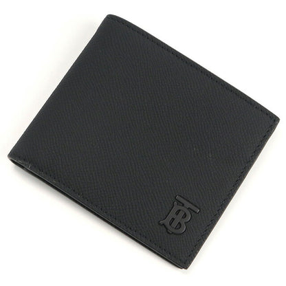 バーバリー 二折財布 メンズ ブランド BURBERRY イタリア 8069731 BLACK-BLACK　ブラック 財布 BUR8069731011
