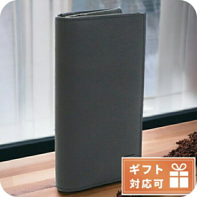 バーバリー 長財布ニ折小銭入付き メンズ レザー イタリア 8069733 BLACK-BLACK ブラック 財布 BUR8069733011