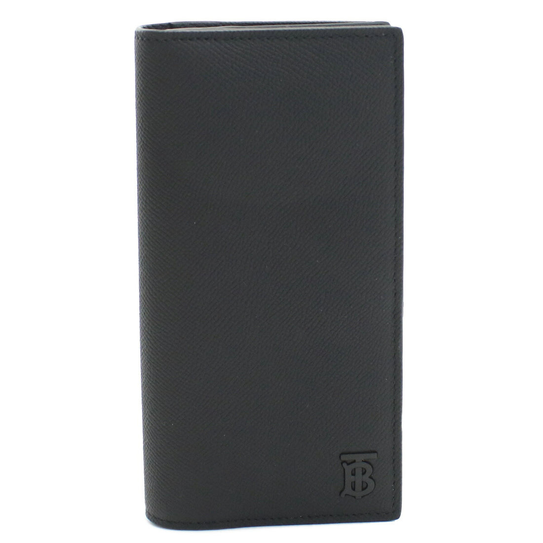 バーバリー 長財布ニ折小銭入付き メンズ レザー イタリア 8069733 BLACK-BLACK ブラック 財布 BUR8069733011