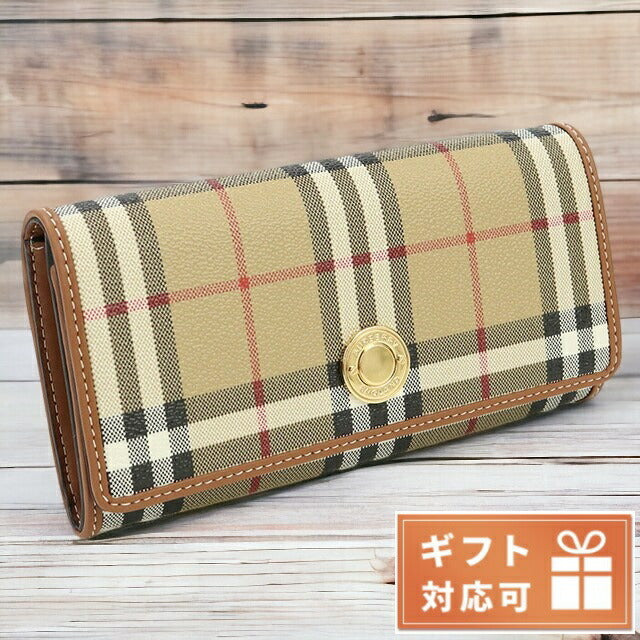 バーバリー 長財布ニ折小銭入付き レディース 牛革 アクリル コットン ポリウレタン ポリエステル ルーマニア 8070414 マルチカラー 財布 BUR8070414011
