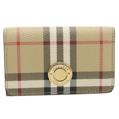 バーバリー 三折財布小銭入付き レディース ブランド BURBERRY モルドバ 8070416 ARCHIVE BEIGE ベージュ系 マルチカラー 財布 BUR8070416011