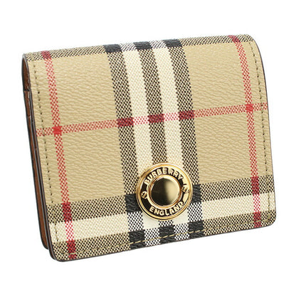 バーバリー 二折財布小銭入付き レディース ブランド BURBERRY ルーマニア 8070417 ベージュ系 マルチカラー 財布 BUR8070417011