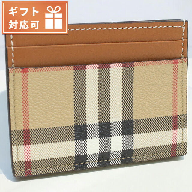 バーバリー カードケース レディース ブランド BURBERRY イタリア 8070418 ARCHIVE BEIGE ベージュ系 財布 BUR8070418011