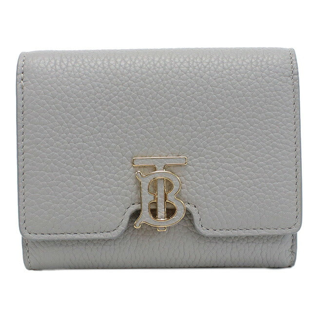 バーバリー 三折財布小銭入付き レディース ブランド BURBERRY イタリア 8070433 LIGHT GREY MELANGE グレー系 財布 BUR8070433011