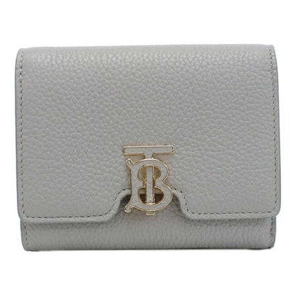 バーバリー 三折財布小銭入付き レディース ブランド BURBERRY イタリア 8070433 LIGHT GREY MELANGE グレー系 財布 BUR8070433011
