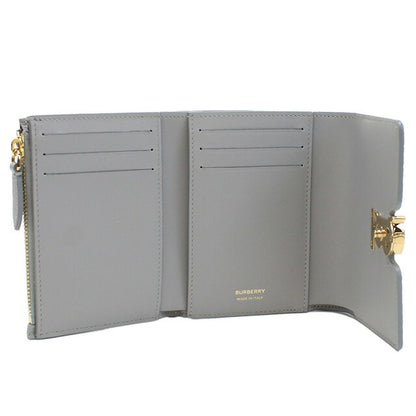 バーバリー 三折財布小銭入付き レディース ブランド BURBERRY イタリア 8070433 LIGHT GREY MELANGE グレー系 財布 BUR8070433011