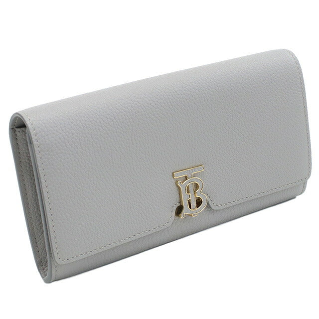 バーバリー 長財布ニ折小銭入付き レディース ブランド BURBERRY イタリア 8070435 LIGHT GREY MELANGE グレー系 財布 BUR8070435011
