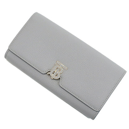 バーバリー 長財布ニ折小銭入付き レディース ブランド BURBERRY イタリア 8070435 LIGHT GREY MELANGE グレー系 財布 BUR8070435011