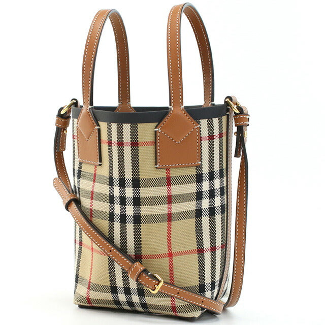 バーバリー トートバッグ レディース ブランド BURBERRY 8070461 VINTAGE CHCK-A.BEIGE バッグ BUR8070461011